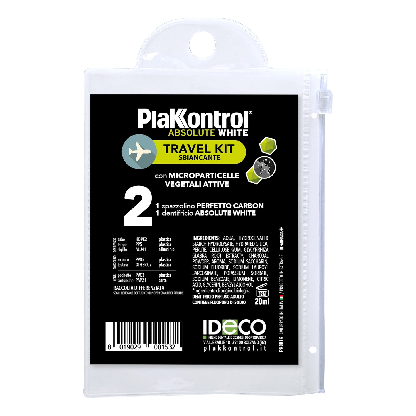 Travel Kit Absolute White 2x