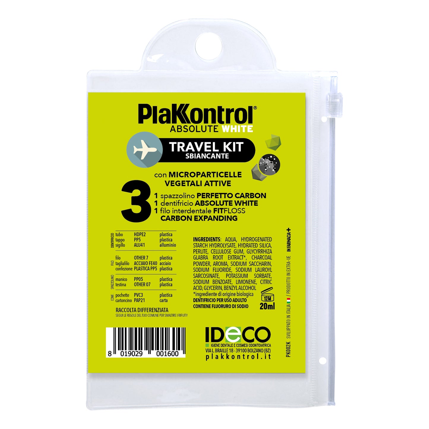 Travel Kit Absolute White 3x